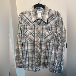 “Wrancher” wrangler button down